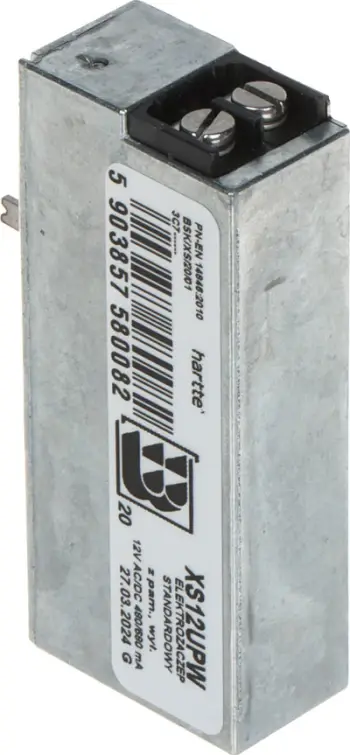 Elektroskontakt Bira Trade XS12UPW, i ngushtë, me memorje, 12V