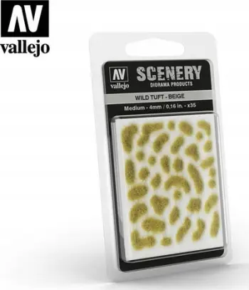 Tufa dekorative Vallejo Wild Beige Tuft Medium, 5mm, bezhë