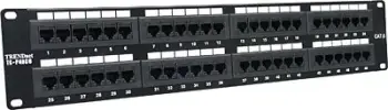 Patch panel TRENDnet TC-P48C6, Cat 6, 48 porta, 19"