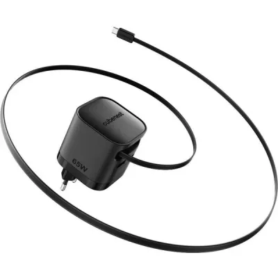Karikues Cubenest S3D2 PD GaN, 65W, me kabllo USB C, i zi - 6