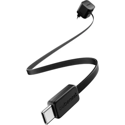Karikues Cubenest S3D2 PD GaN, 65W, me kabllo USB C, i zi - 7