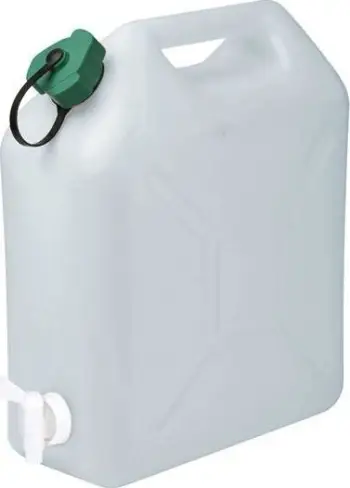Bidon me rubinet Koopman International, 20L, plastik, i bardhë