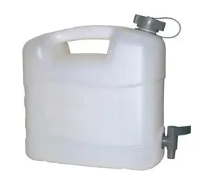 Bidon uji Pressol 21165, 15L, me rubinet, i bardhë
