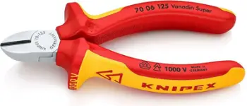 Darë prerëse anësore të izoluara Knipex 70 06 125, 125mm, çelik vanadium