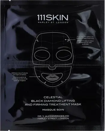 Maskë për fytyrë për femra 111Skin Celestial Black Diamond Lifting And Firming, 5x31ml