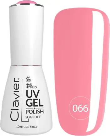 Llak për thonj për femra Clavier Luxury Hybrid Lacquer 066 Fizzy Pink Love, 10ml