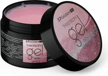 Xhel ndërtues për thonj Excellent PRO Thixotropy Gel Pearl Blush, 50g, për femra