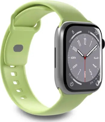 Rrip dore Puro ICON për Apple Watch 4 5 6 7 SE 8, 40 41mm, Matcha Green