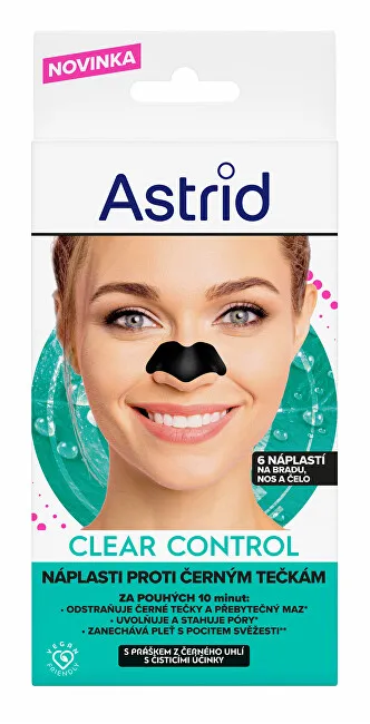 Patches kundër pikave të zeza Astrid Clear Control, 6 copë - 1