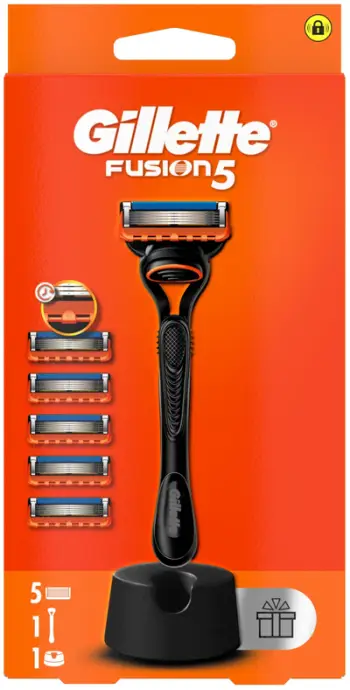 Brisk rroje Gillette Fusion5 me mbajtëse, 5 tehe rezervë