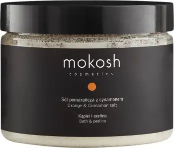 Kripë banje Mokosh Bath Salt Orange With Cinnamon, 600 g, aromë portokalli me kanellë