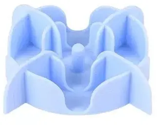 Adapter anti-gllabërues për kafshë Zolux M, silikon, 17.5 cm, blu