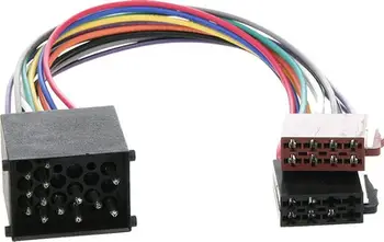 Adapter audio BMW ISO 0299, përshtatës radio, konektor kabllosh, i zi