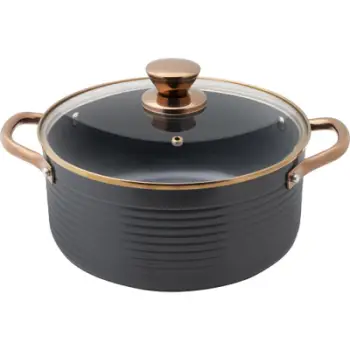 Tenxhere alumini Lamart LT1241 CASSEROLE W/LID 24 cm ORRO