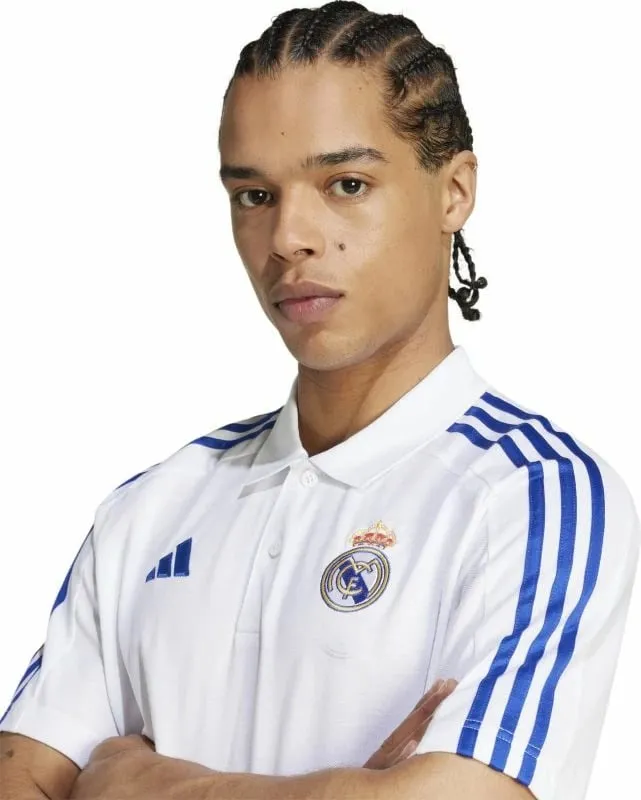 Maicë polo për meshkuj adidas Real Madrid, e bardhë - 4