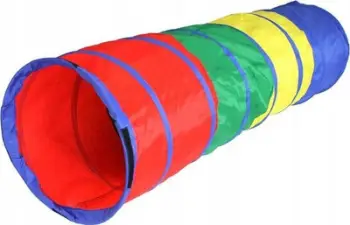 Tunel lojërash për fëmijë, tub palosës, shumëngjyrësh