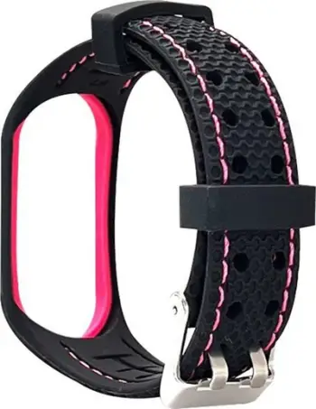 Rrip dore Xiaomi Mi Band 7, silikon, sport, zi rozë
