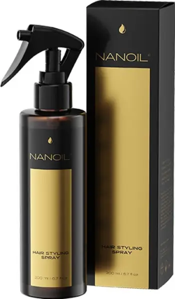 Sprej flokësh Nanoil Hair Styling Spray, 200 ml, për stilim
