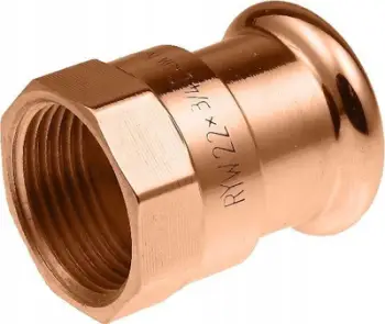 Adapter bakri Kan-therm Press, 22mm, 3/4", femër