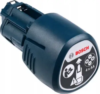 Adapter baterie Bosch AA1 Professional 1608M00C1B, për bateri AA, për vegla matëse 10.8V 12V, i zi