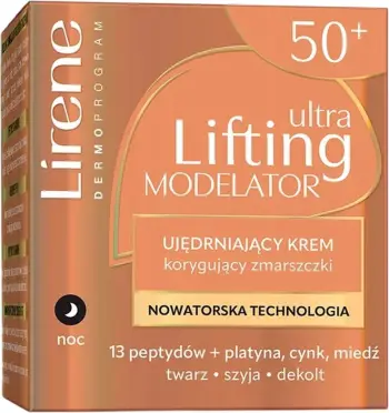 Krem nate kundër rrudhave për femra Lirene Ultra Lifting Modelator Firming Wrinkle Correcting, 50ml