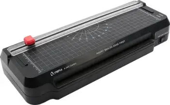 Laminator me prerëse letre Olympia A245 Combo, 2 në 1, për dokumente, i bardhë