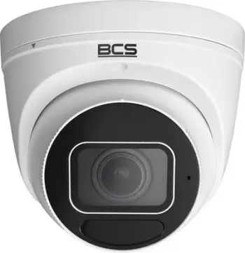 Kamerë IP dome BCS BCS-P-EIP58VSR4-Ai2, 8MP 4K, motozoom, IR 40m, IP67, e bardhë