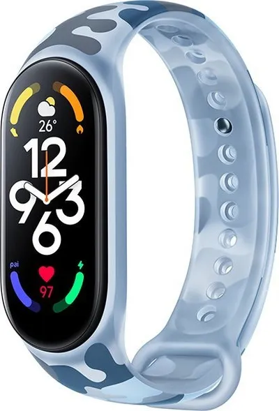 Rrip dore Xiaomi Smart Band 7, zëvendësues, khaki blu - 1
