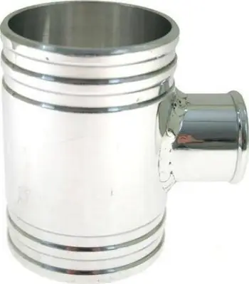 Adapter Blow Off TurboWorks Tial, tub 63mm, gryka 34mm, argjendtë