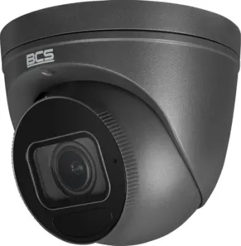 Kamerë IP dome BCS BCS-P-EIP58VSR4-Ai2-G, 8MP, lente 2.8-12mm, e bardhë