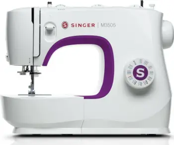 Makine qepese Singer M3505, 32 qepje, trup metalik, e bardhë