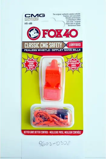 Bilbil Fox40 CMG Classic Safety, me kordelë, portokalli