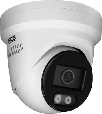 Kamerë IP dome BCS BCS-V-EIP24FCR3L3-Ai2, 4MP, NightColor AcuSense, e bardhë