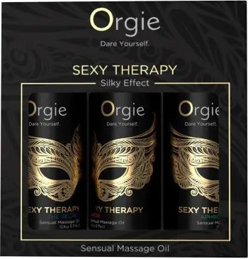 Set vajrash për masazh Orgie Sexy Therapy Kit 3x30ml