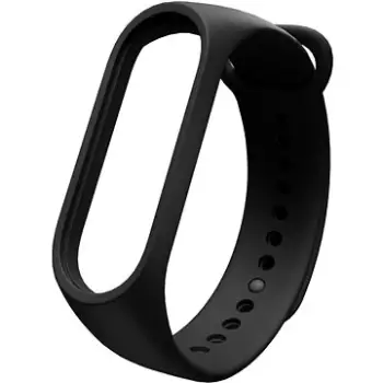 Rrip Eternico Essential për Xiaomi Mi Band 3 4, TPU, i zi