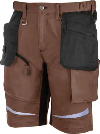 Pantallona të shkurtra pune Lahti Pro SHORT, XL, kafe me të zezë