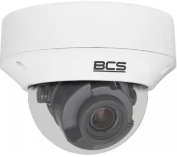 Kamerë IP dome BCS P DIP58VSR4 Ai2, 8Mpx, lente 2.8–12mm, e bardhë