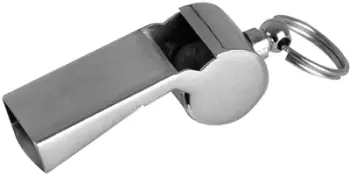Bilbil metalik Spartan Sport, 5.6cm, me element druri, argjendtë