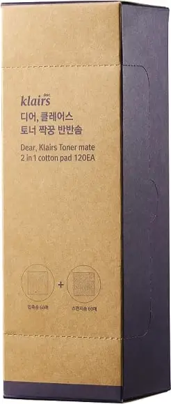 Pade kozmetike për femra Klairs Toner Mate 2in1, 120 copë