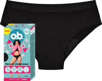 Të brendshme menstruale O.B. Heavy Flow për femra XS/S, 1 copë