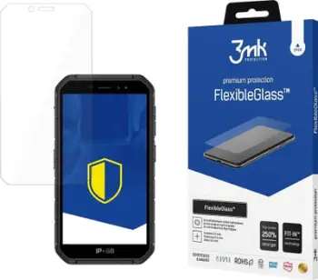 Qelq mbrojtës 3MK FlexibleGlass për Ulefone Armor X7 Pro, hibrid, transparencë e lartë