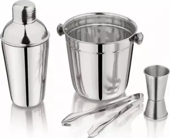 Set shaker Kinghoff KH 1706, 4 pjesë, gotë matëse, çelik inox