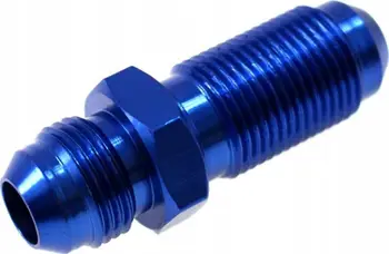 Adapter drejt bulkhead TurboWorks AN8, alumini, për vaj ujë karburant