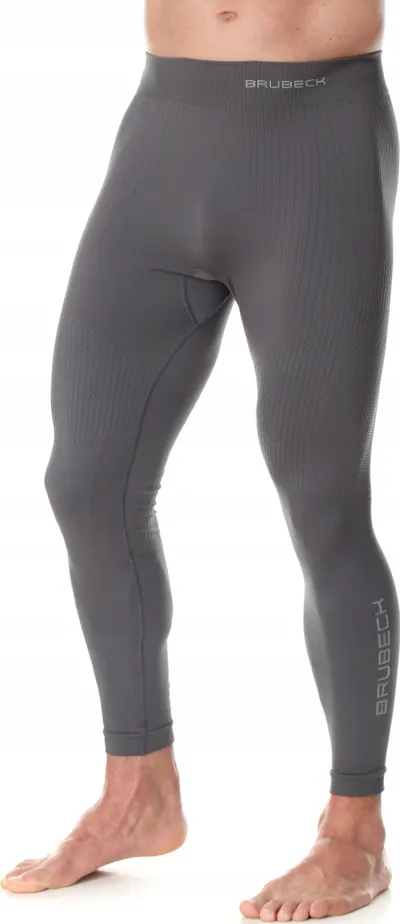 Pantallona termike Brubeck EXTREME THERMO LE13060, për meshkuj, S, gri e errët - 1
