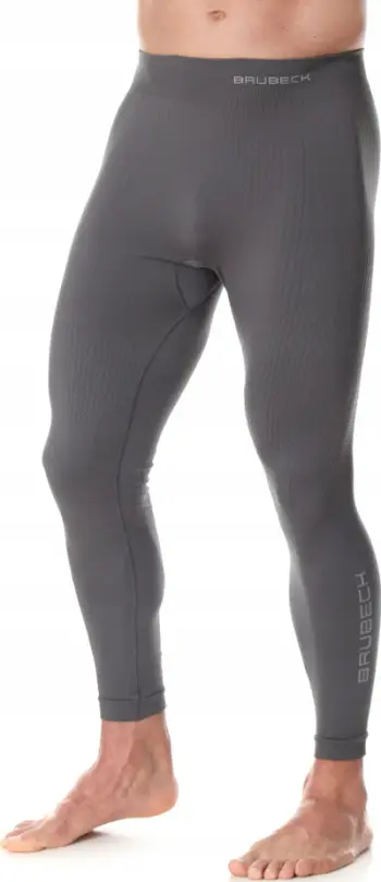 Pantallona termike Brubeck EXTREME THERMO LE13060, për meshkuj, S, gri e errët