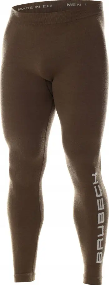 Pantallona termike Brubeck LE12410 Ranger Wool, lesh merino, për meshkuj, khaki