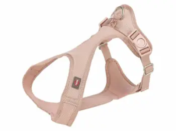 Set shalë dhe qafore për qen Trixie Comfort Soft Touring, XS S, 25 35x1.5 cm, ngjyrë blush
