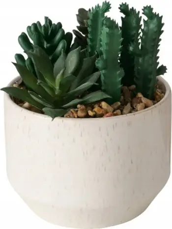 Bimë artificiale Boltze Home Succulent, 12.5cm, jeshile