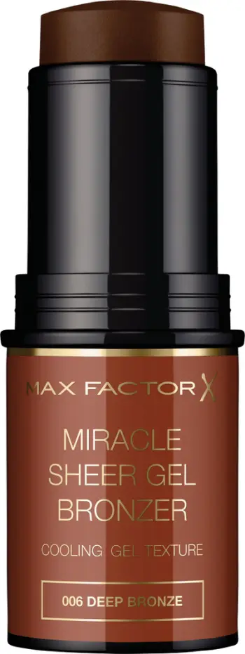 Bronzer Max Factor Miracle Sheer Bronzer 006 Deep Bronze, efekt natyral, i përshtatshëm për fytyrë