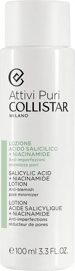 Toner për fytyrë Collistar Skin tonic Attivi Puri Salicylic Acid + Niacinamide, 100 ml